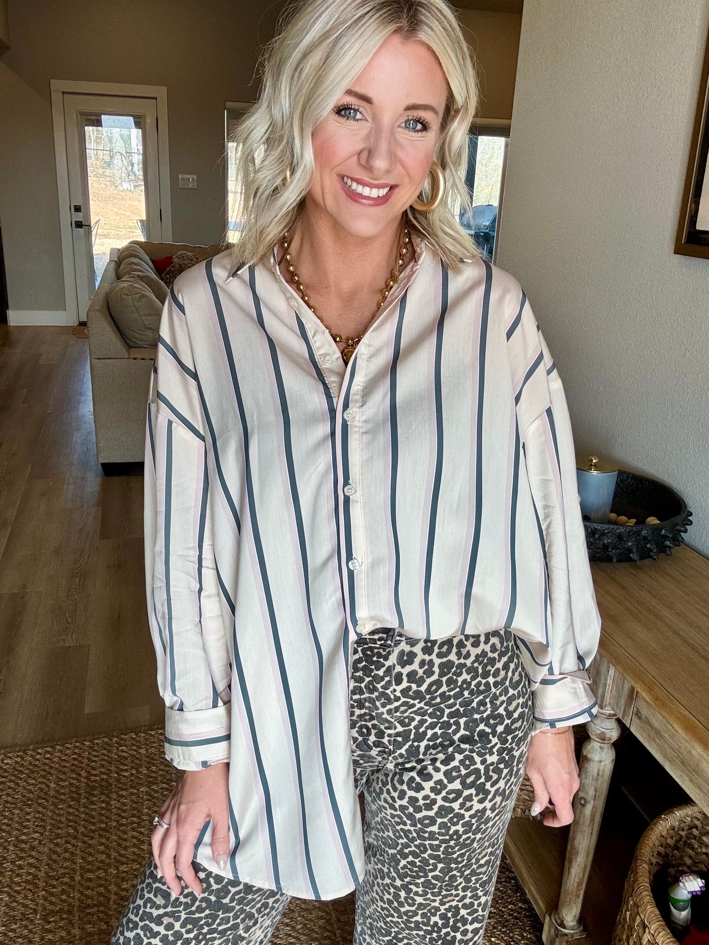 In Her Stripes Top