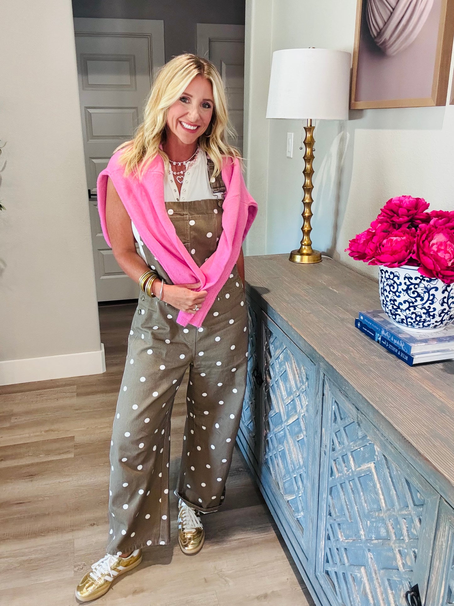 Mocha Polka Overalls