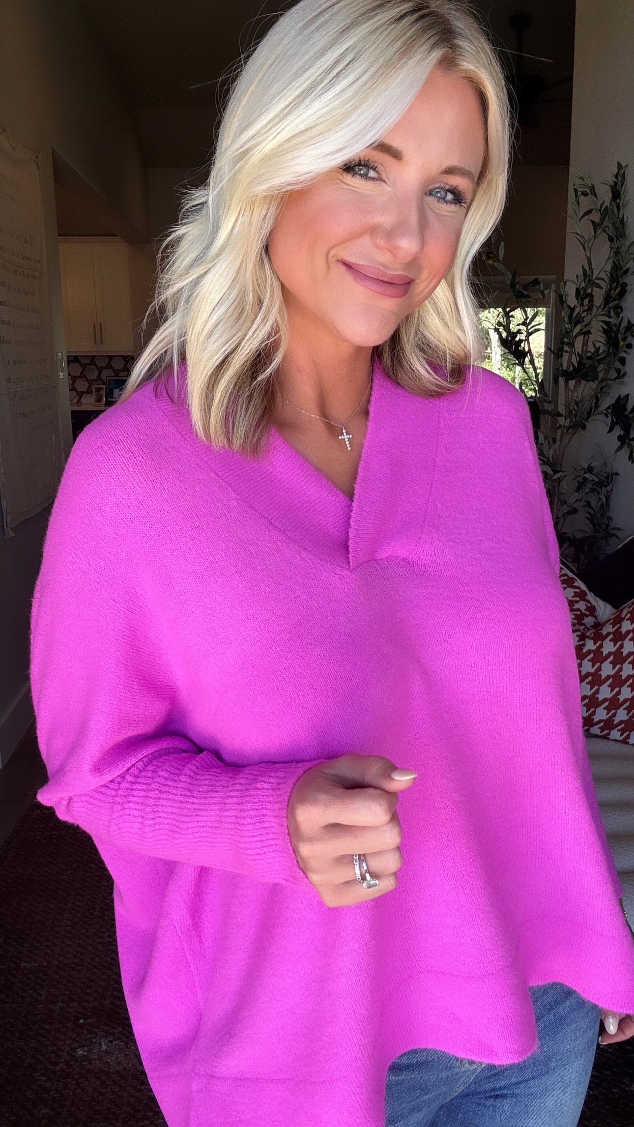 Electric Orchid Sweater Top
