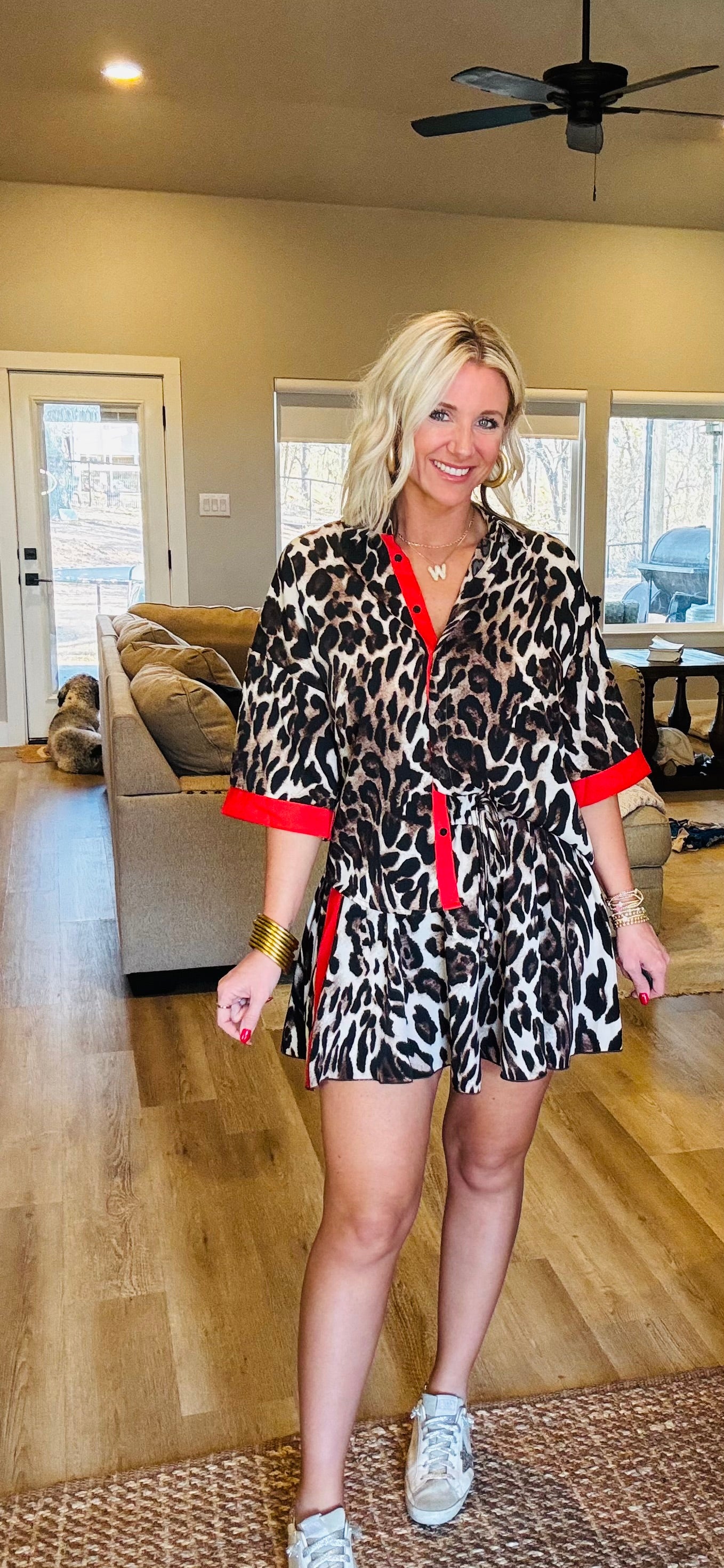 Red Carpet Safari Shorts