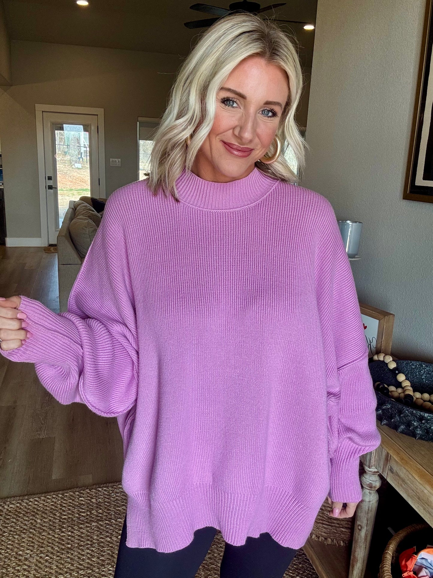 Pretty Lilac Sweater