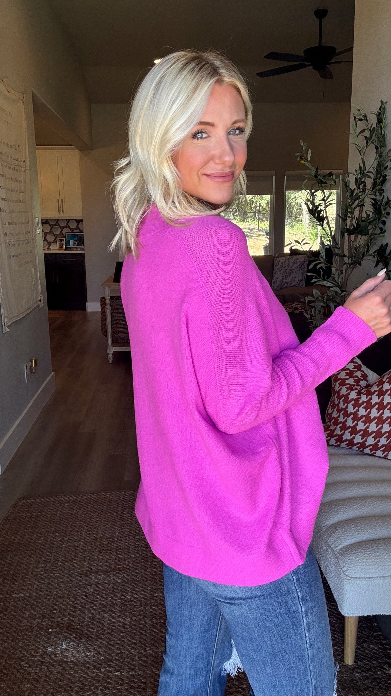 Electric Orchid Sweater Top