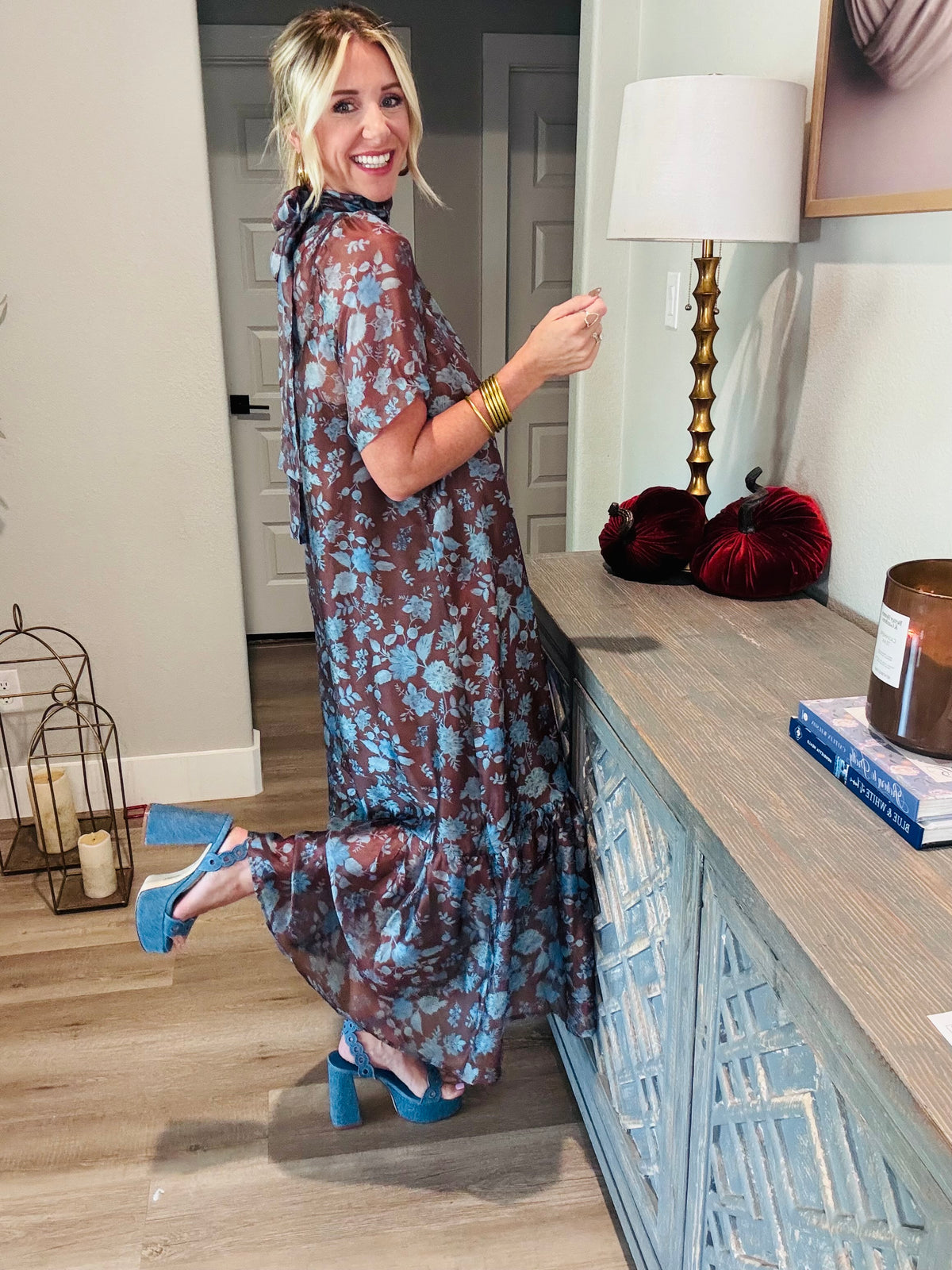 Dusty Blooms Maxi
