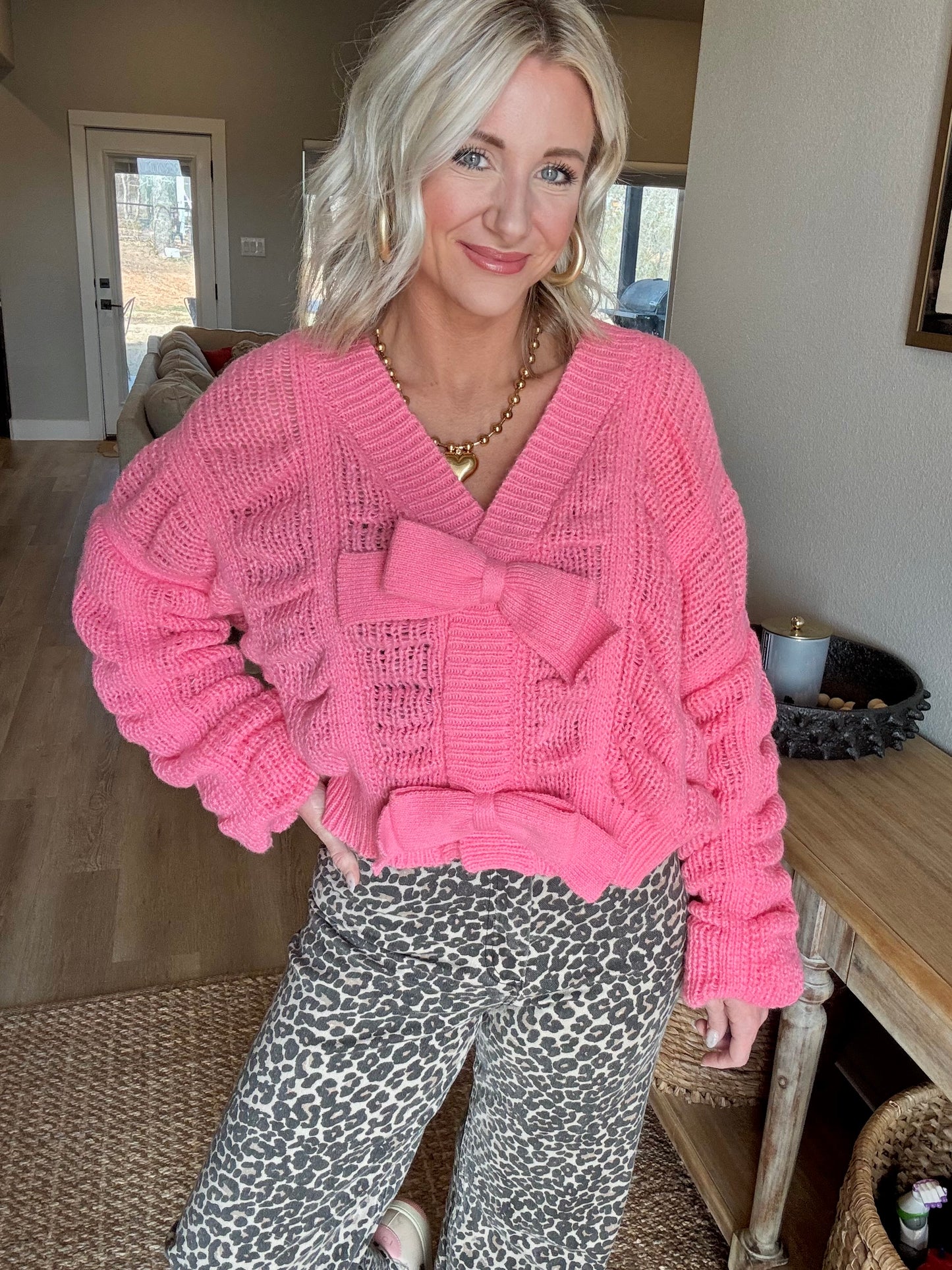 Bubblegum Bow Sweater