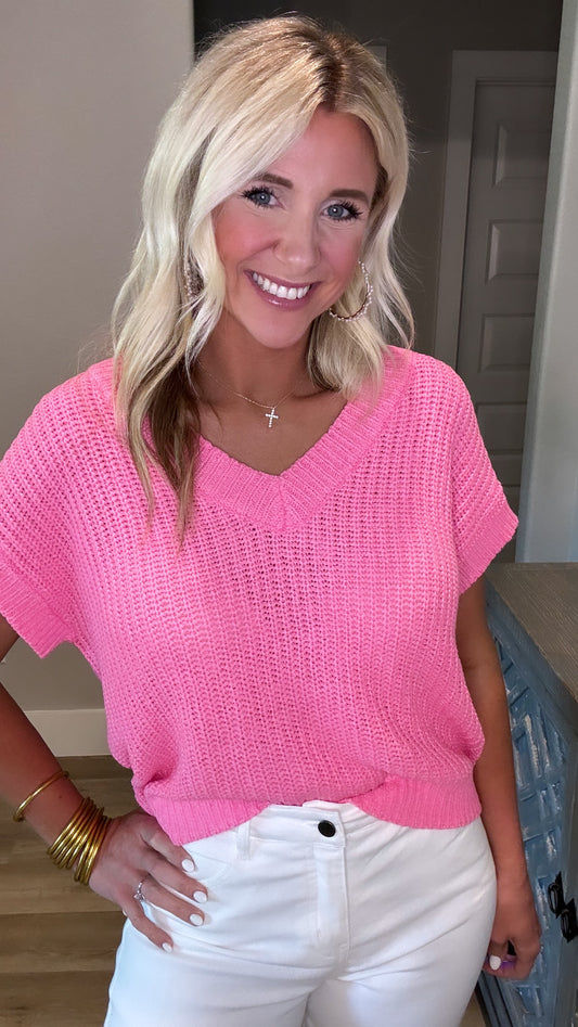 Cover Girl Pink Top