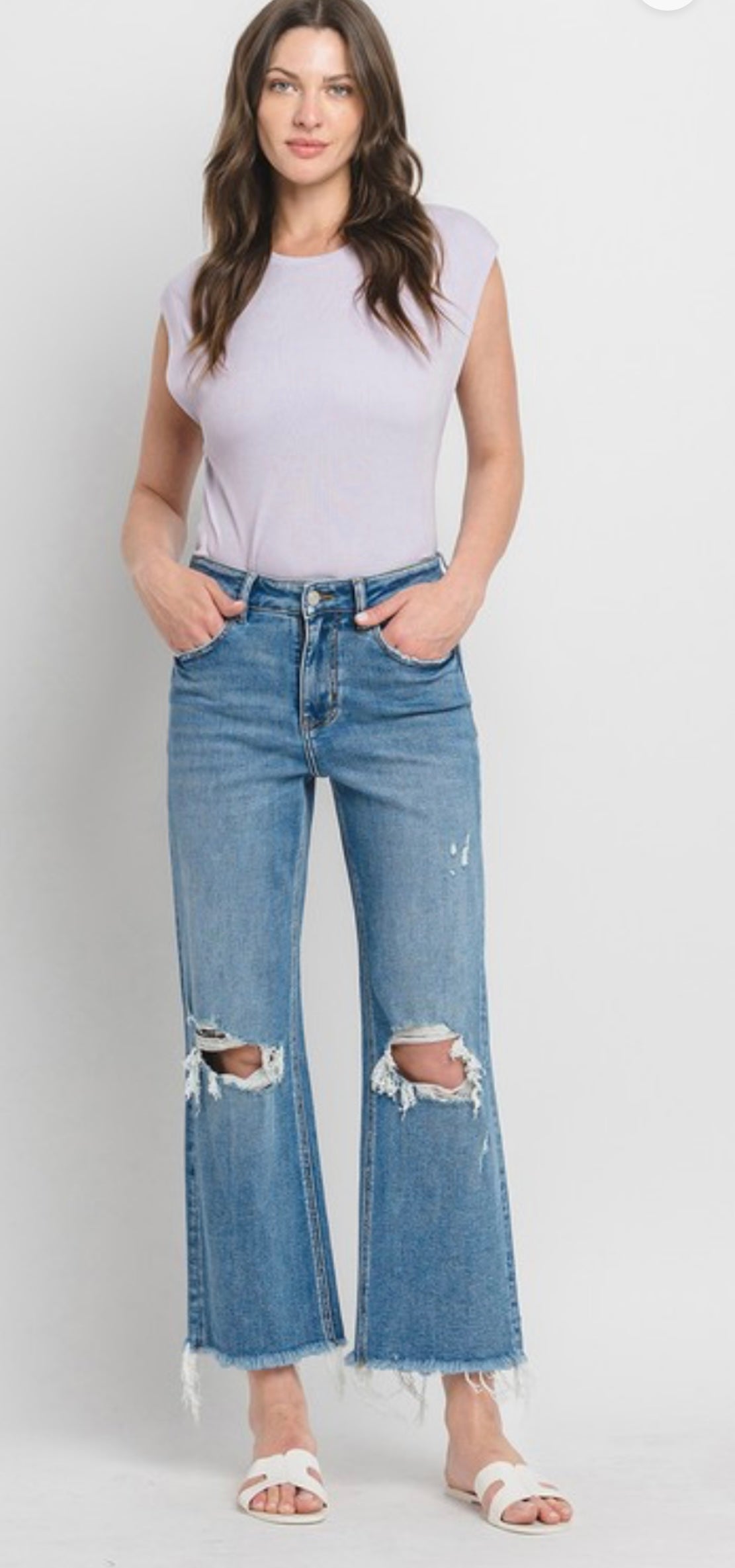 Leah Light Wash Denim Jeans