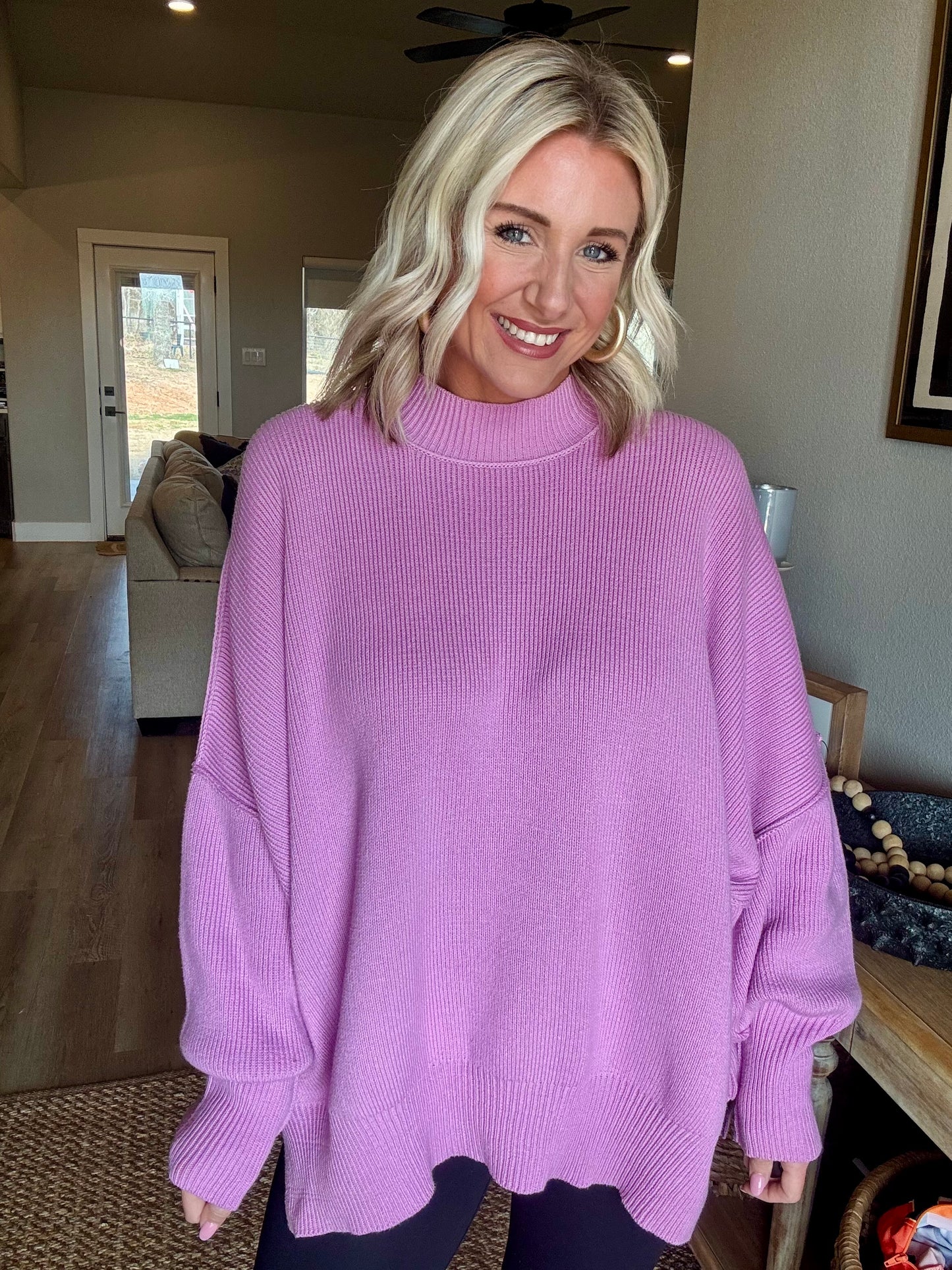 Pretty Lilac Sweater