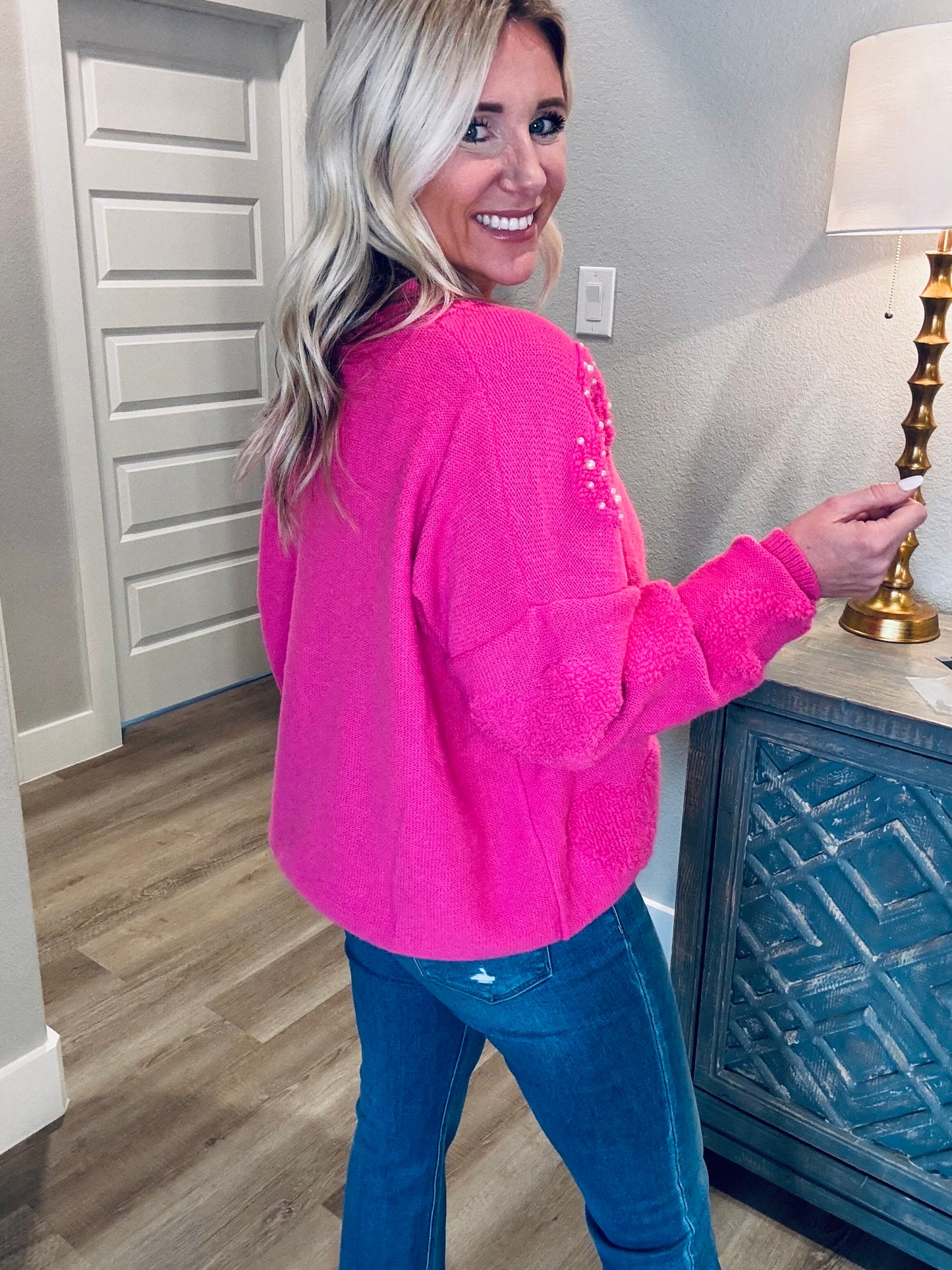 Pearl Hearts Sweater