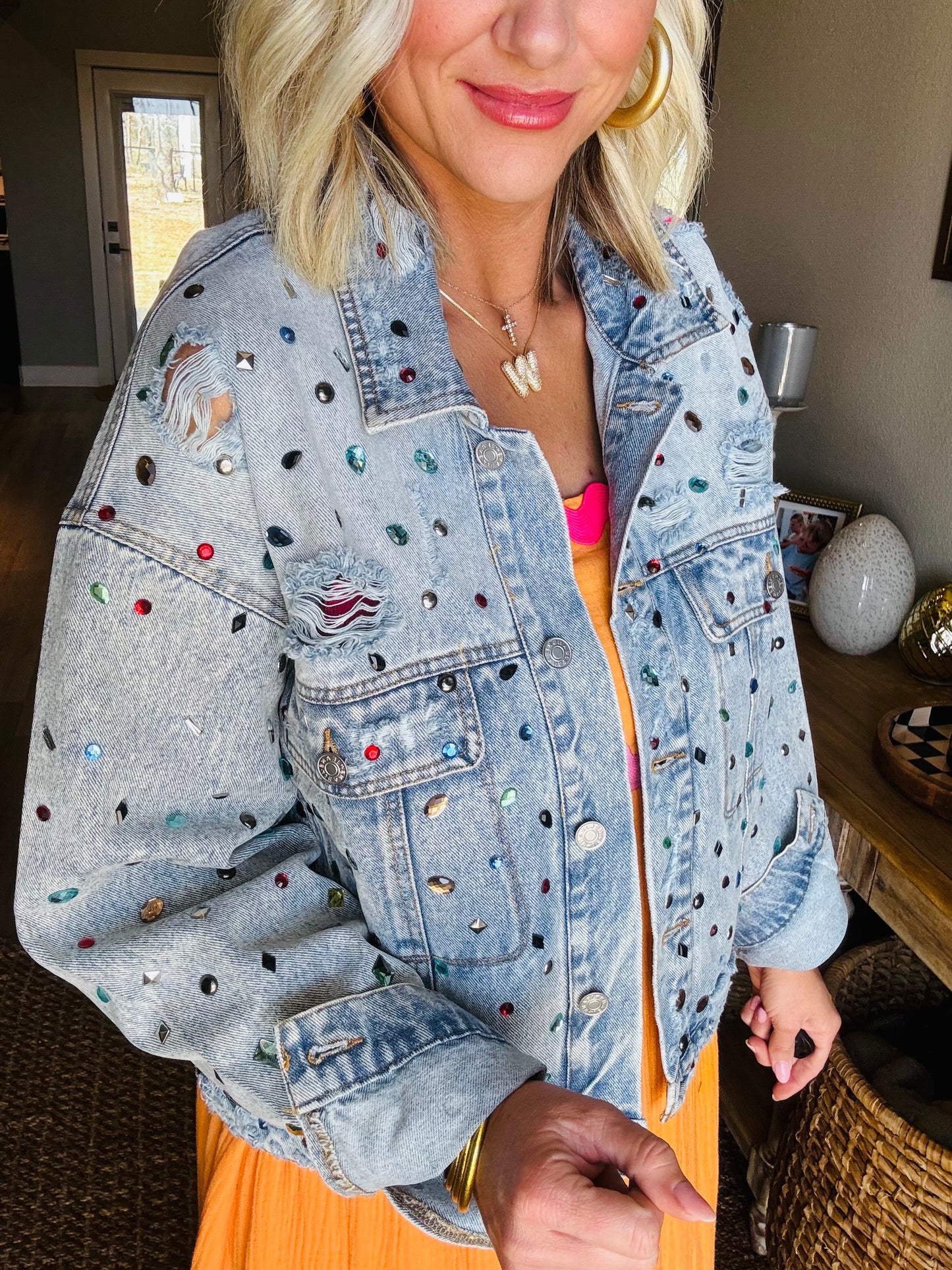 Denim & Rhinestones Jacket
