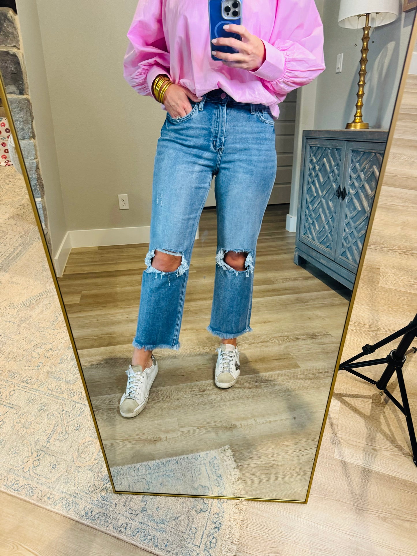 Leah Light Wash Denim Jeans
