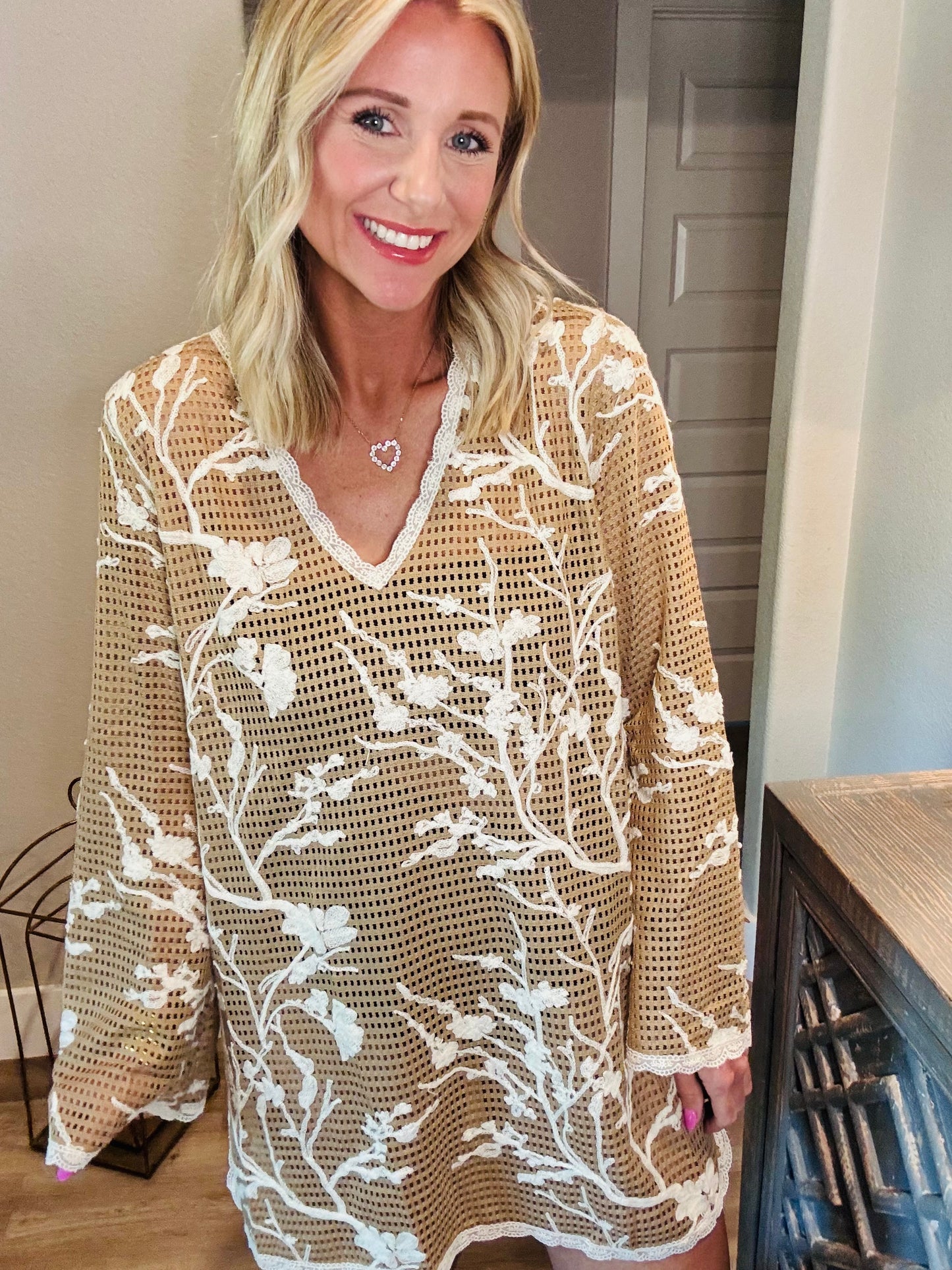 Coastal Lace Coverup