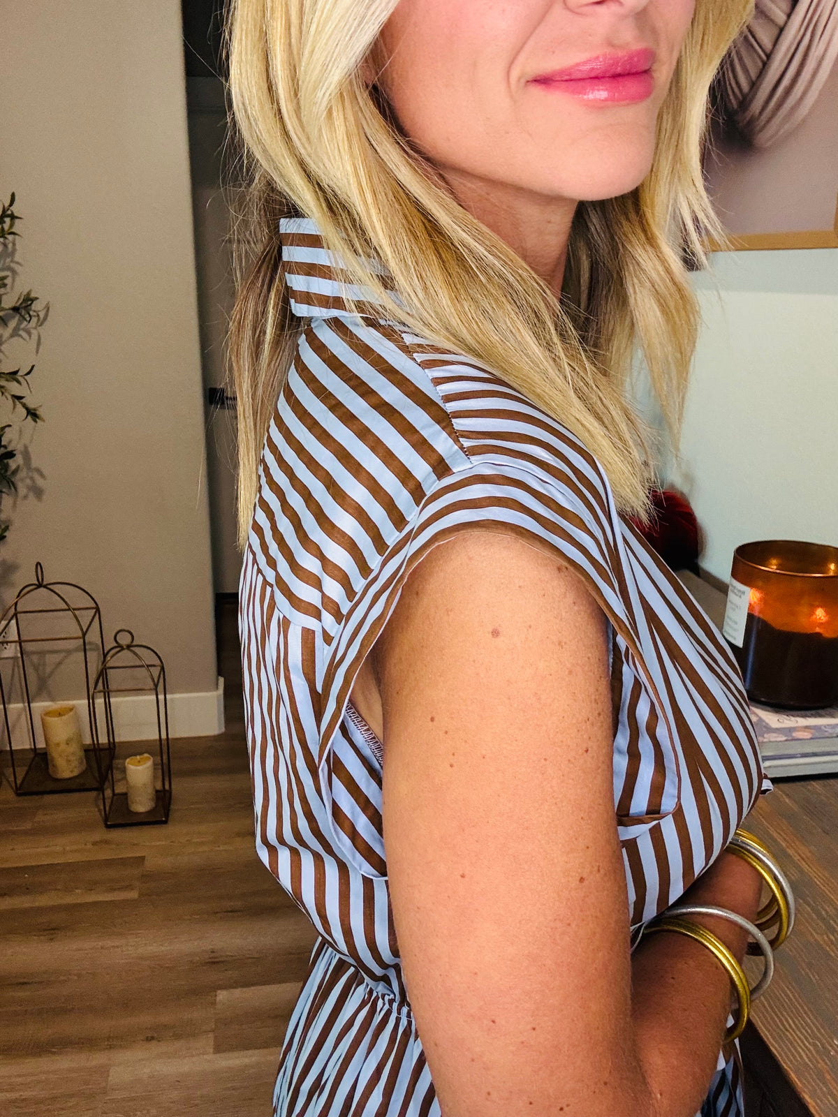 Sutton Stripe Midi