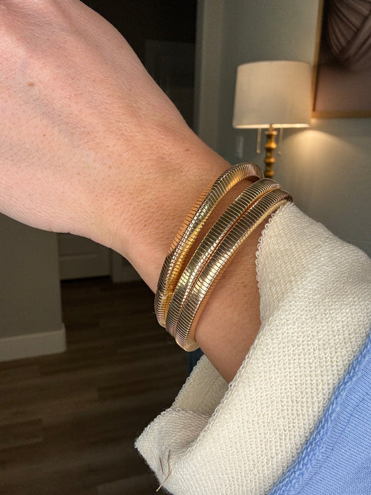 Gold Stretchy Bangles