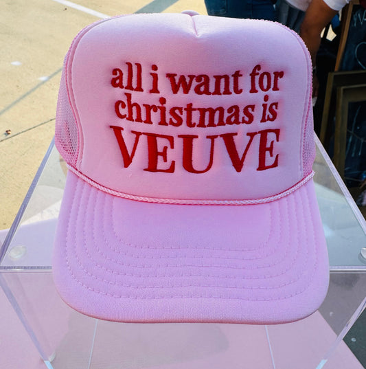 Veuve Christmas Trucker