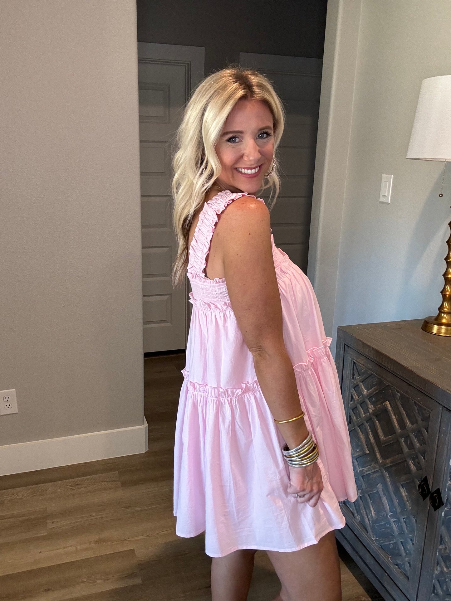 Pink Spring Bliss Mini Dress