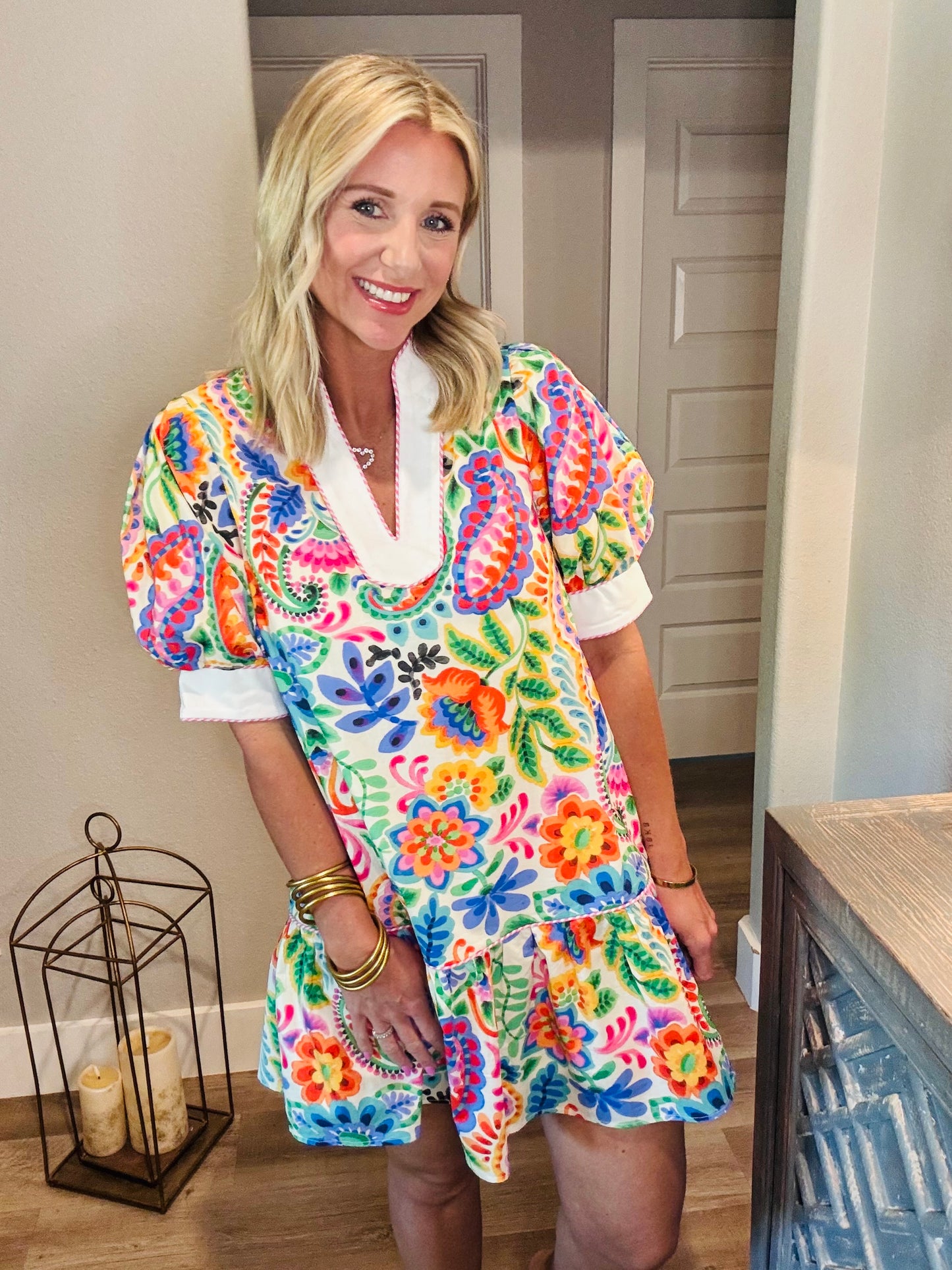 Palm Beach Paisley Dress