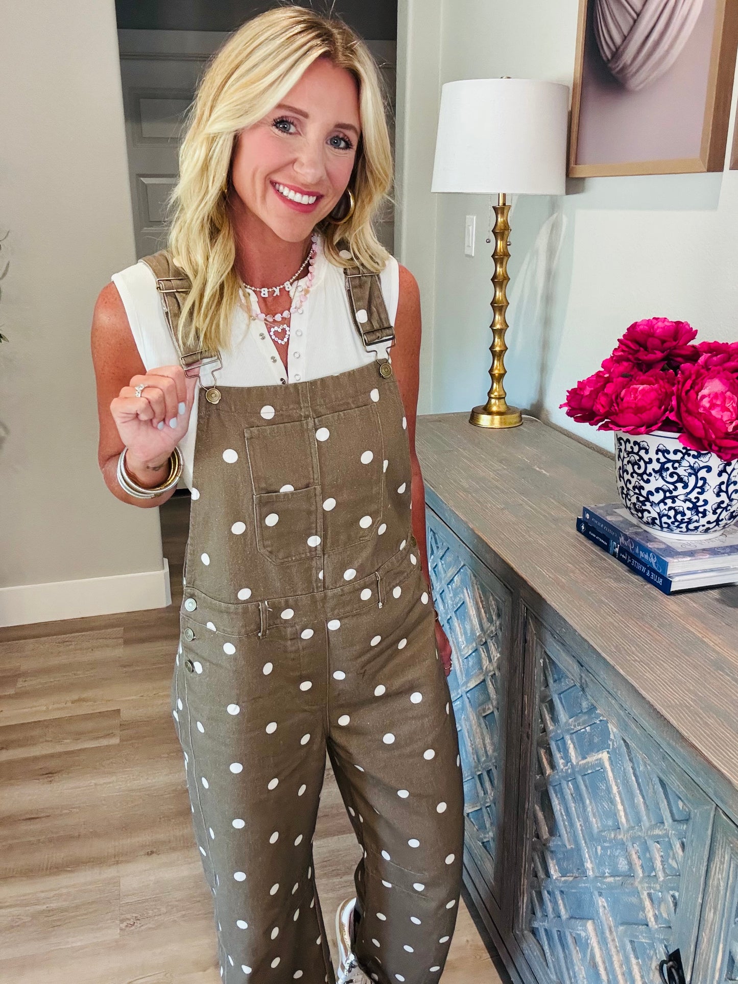 Mocha Polka Overalls
