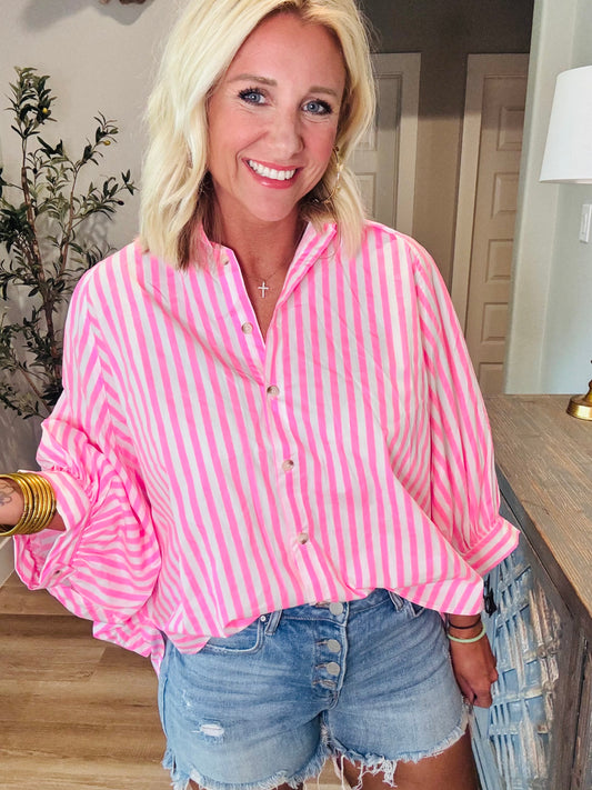 Sugar Stripe Top