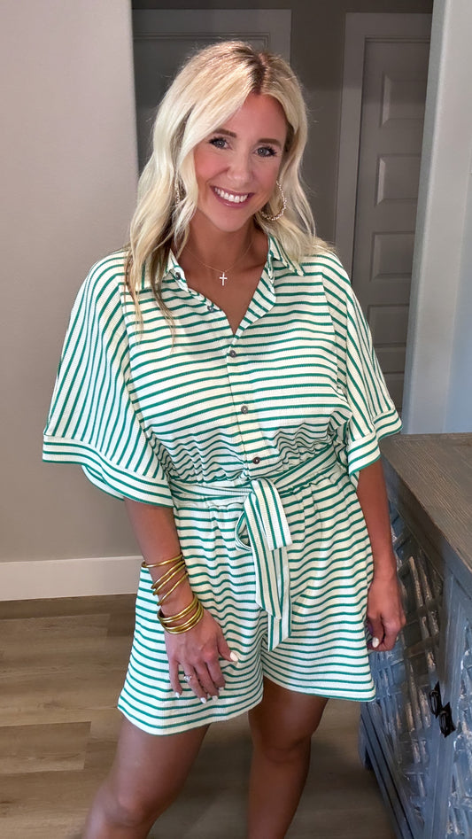 Lenny Stripe Romper