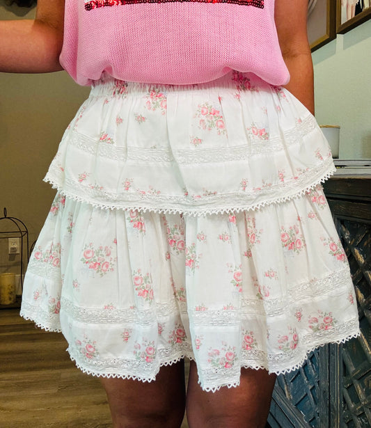 Petal & Lace Skirt