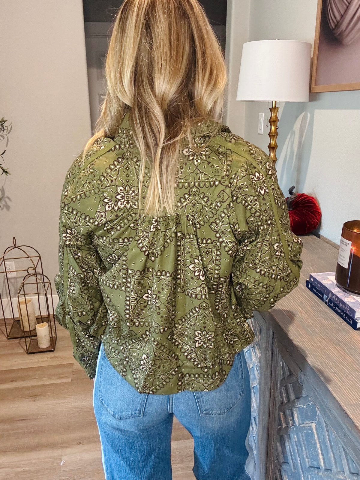 Bandana Jacket- Olive