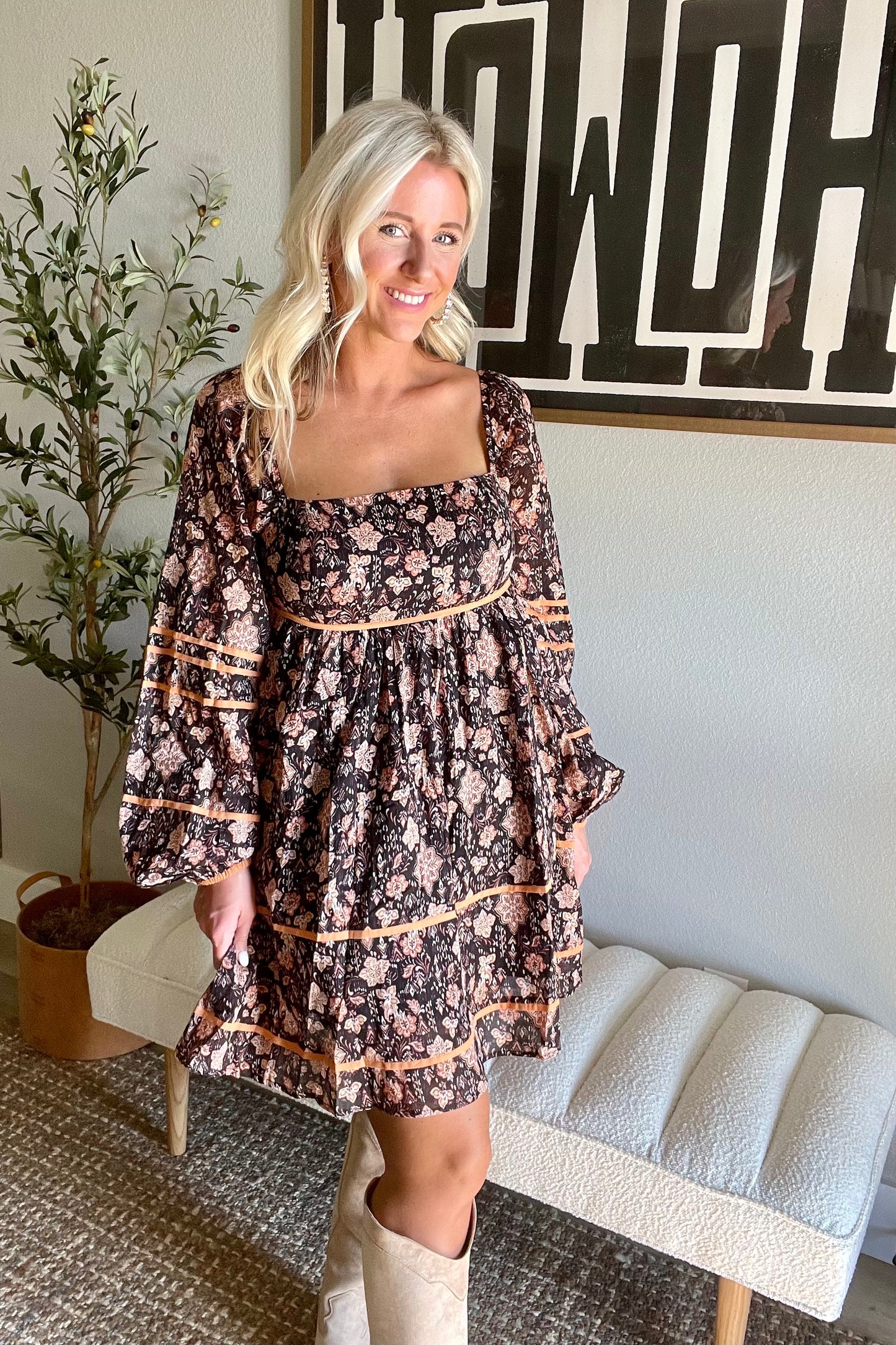 Fall Florals Dress