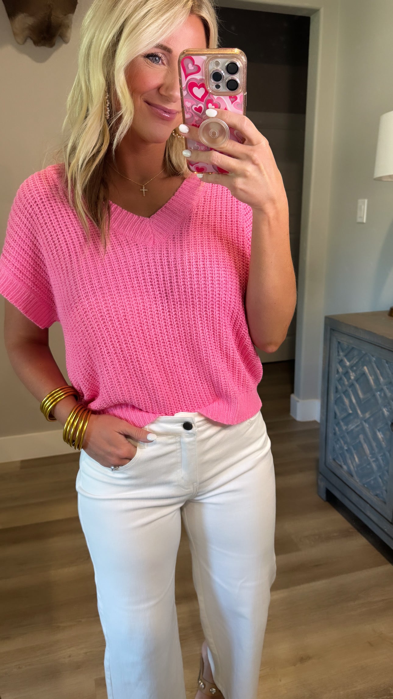 Cover Girl Pink Top