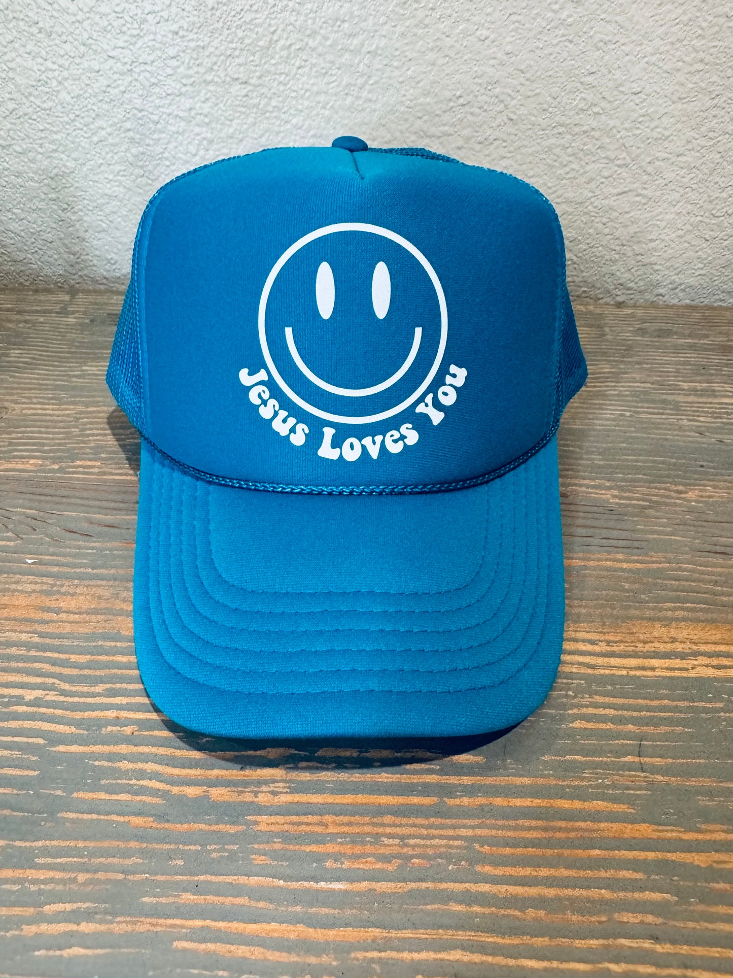 Jesus Loves You Hat- Blue