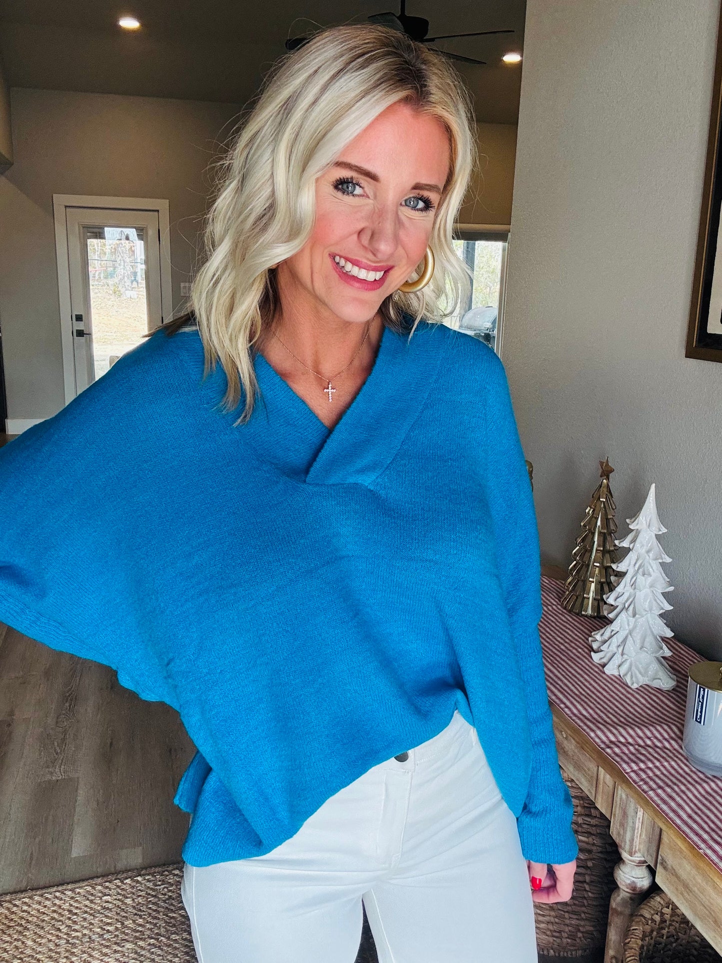 Electric Blue Sweater