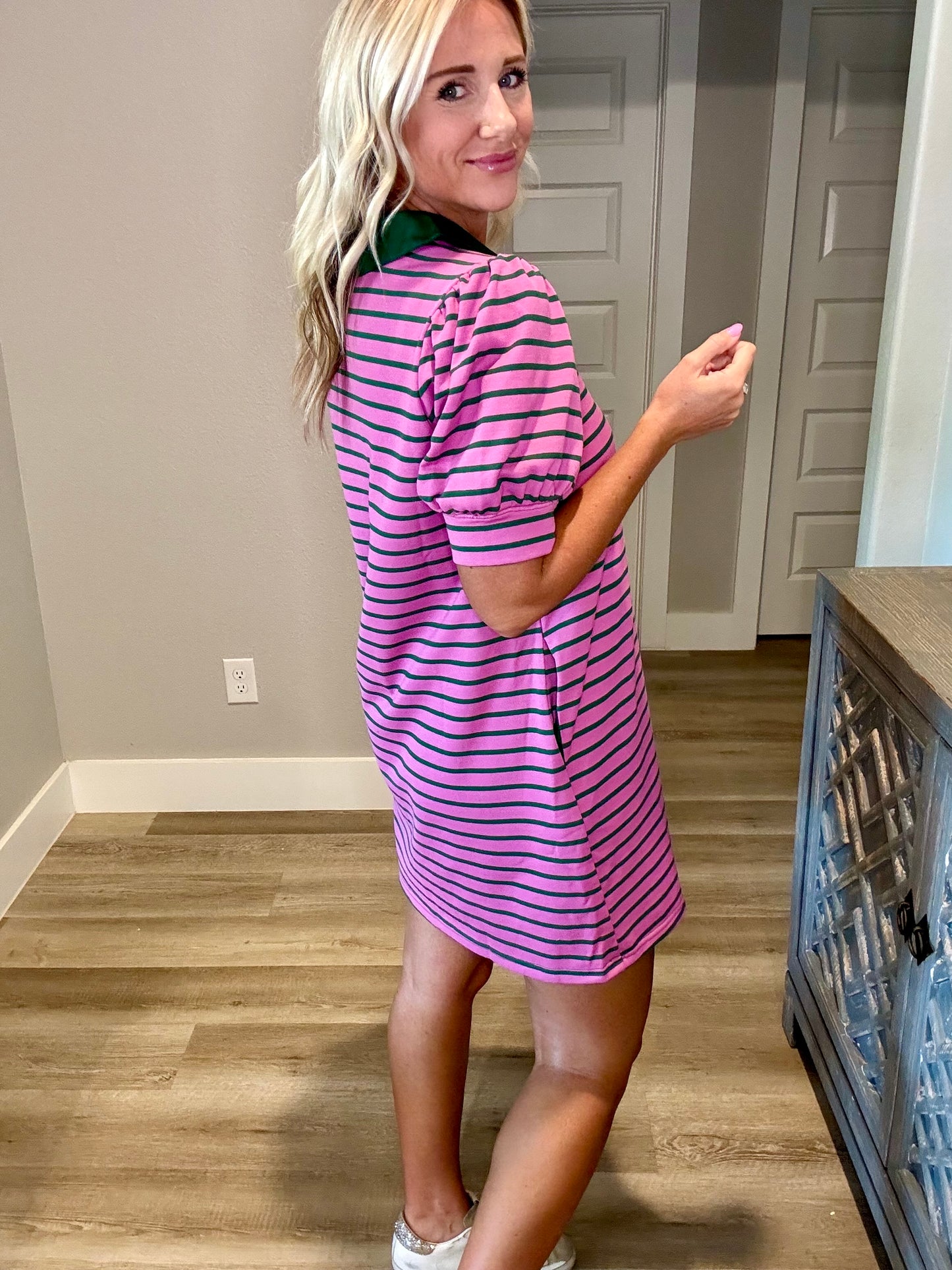 Orchid Stripes Dress