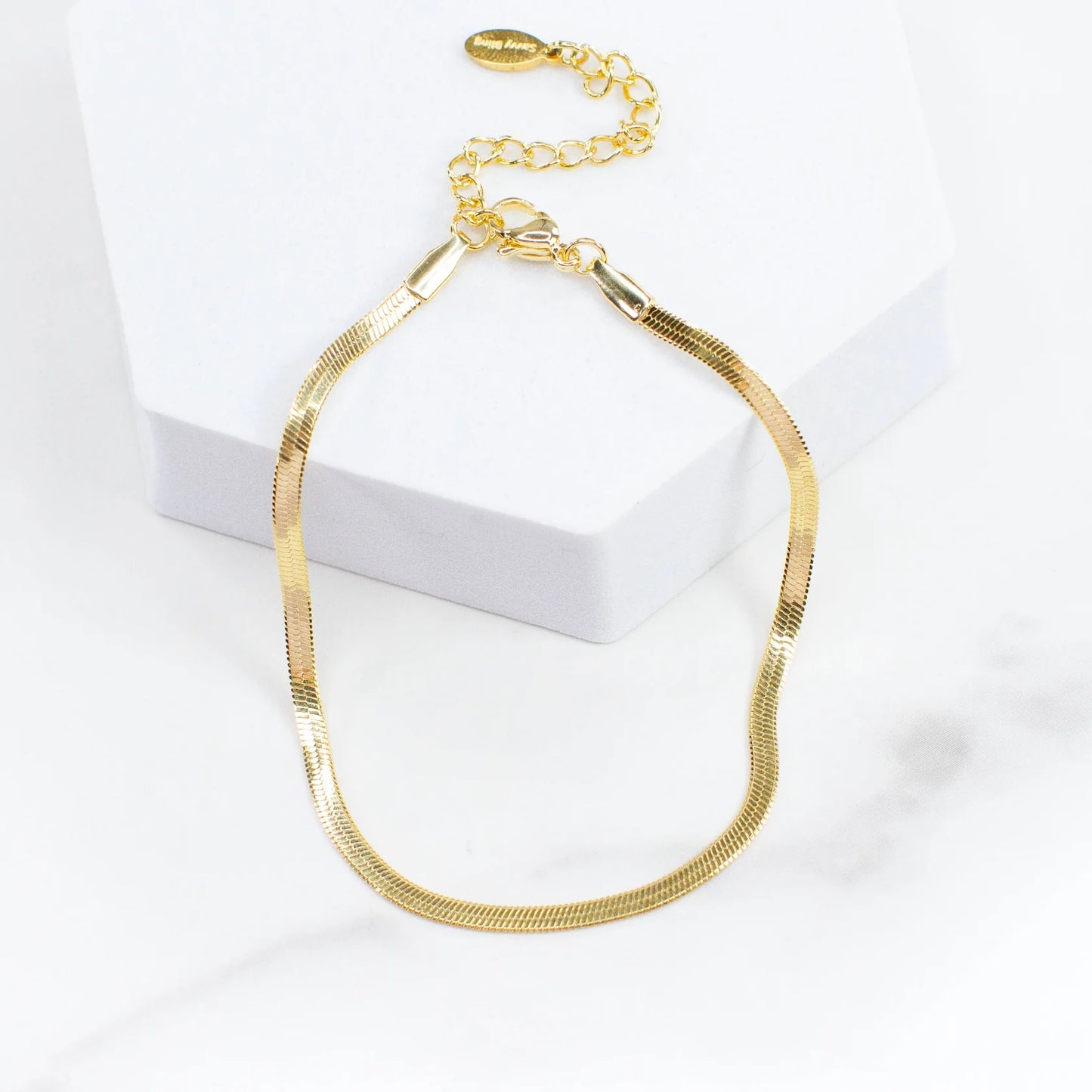 Herringbone Gold Bracelet