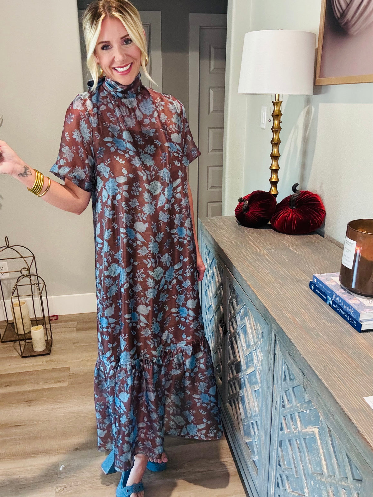 Dusty Blooms Maxi