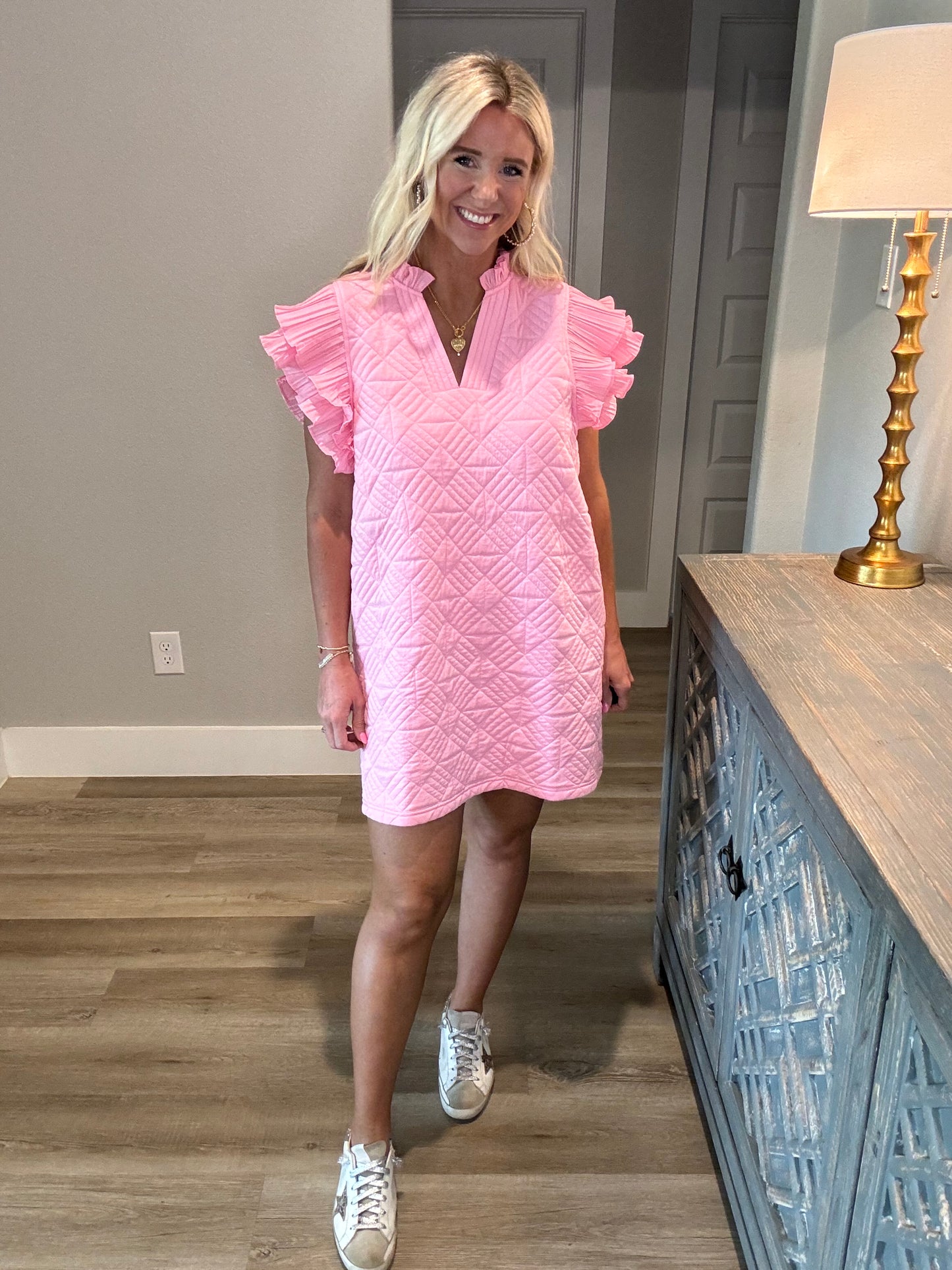 Cotton Candy Ruffle Dress