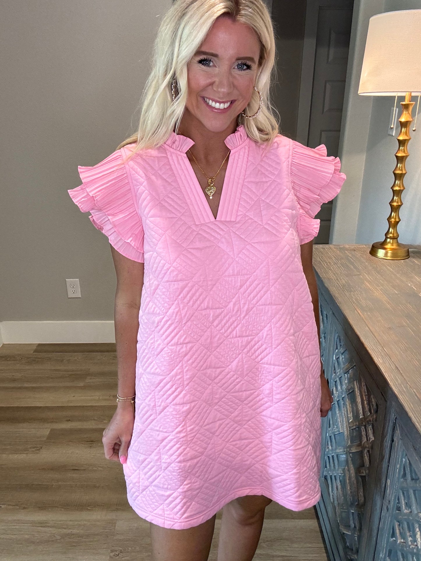 Cotton Candy Ruffle Dress