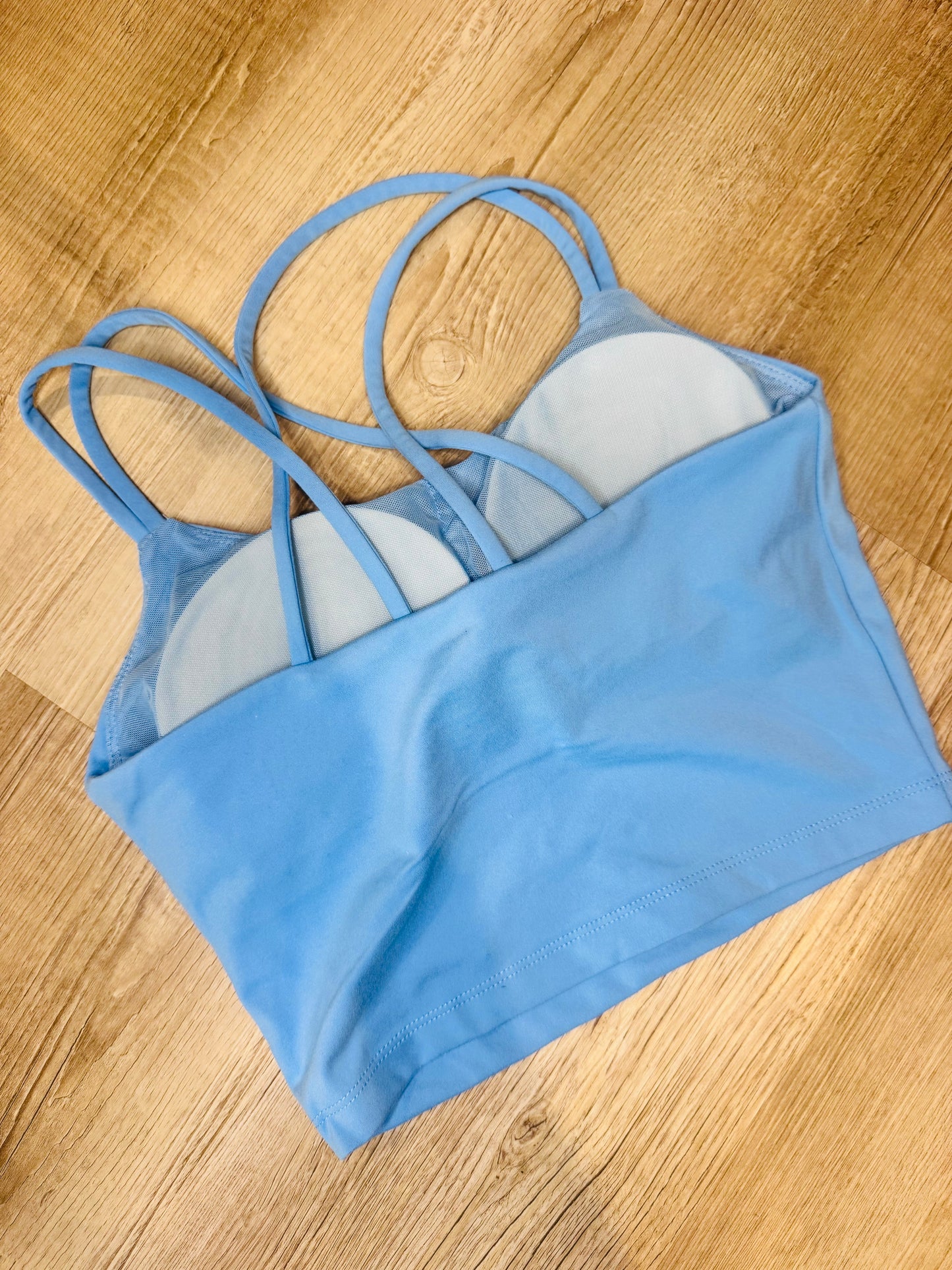 Sky Breeze Criss-Cross Sports Bra