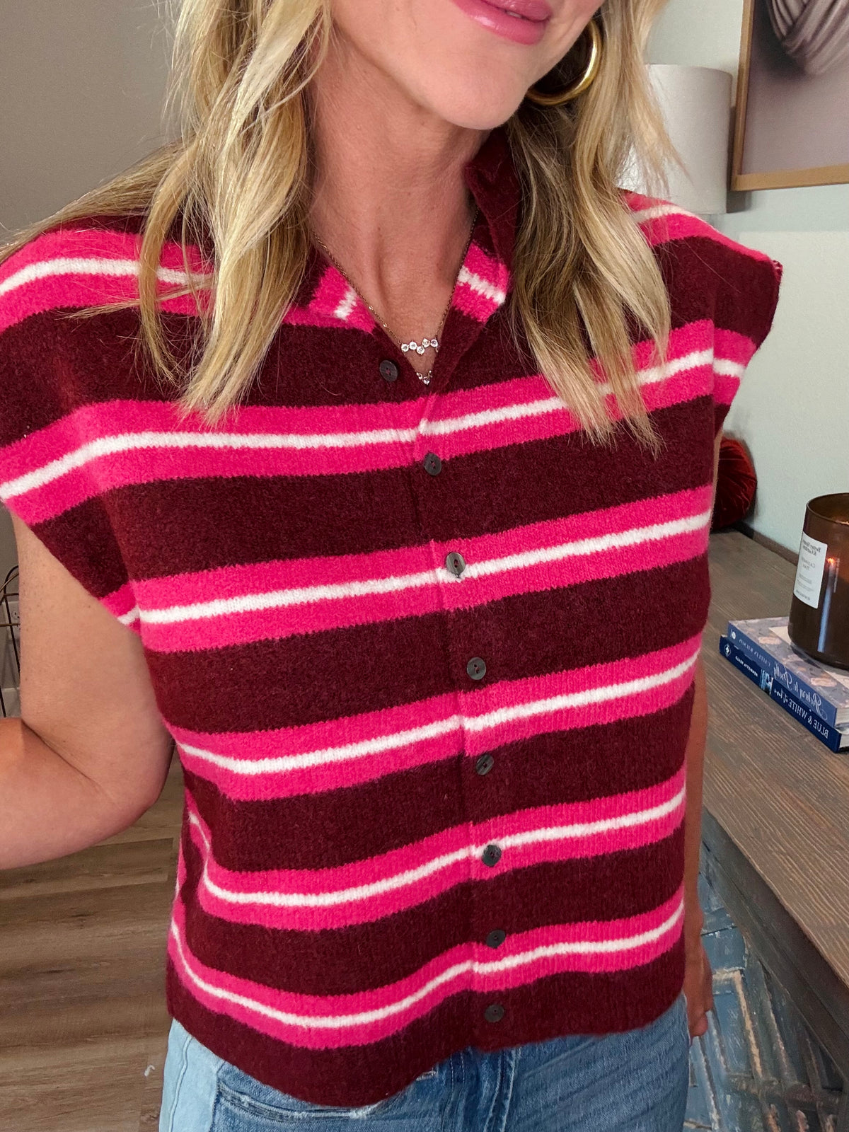 The Monroe Stripe Sweater Top