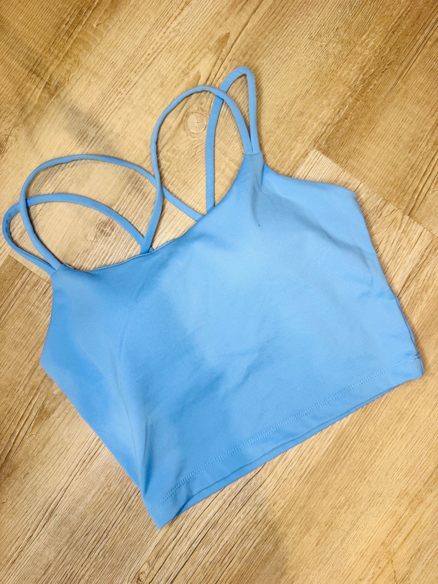 Sky Breeze Criss-Cross Sports Bra