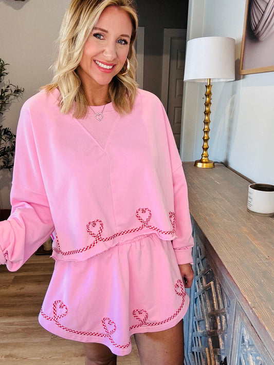 Sweetheart Stitch Skort Set