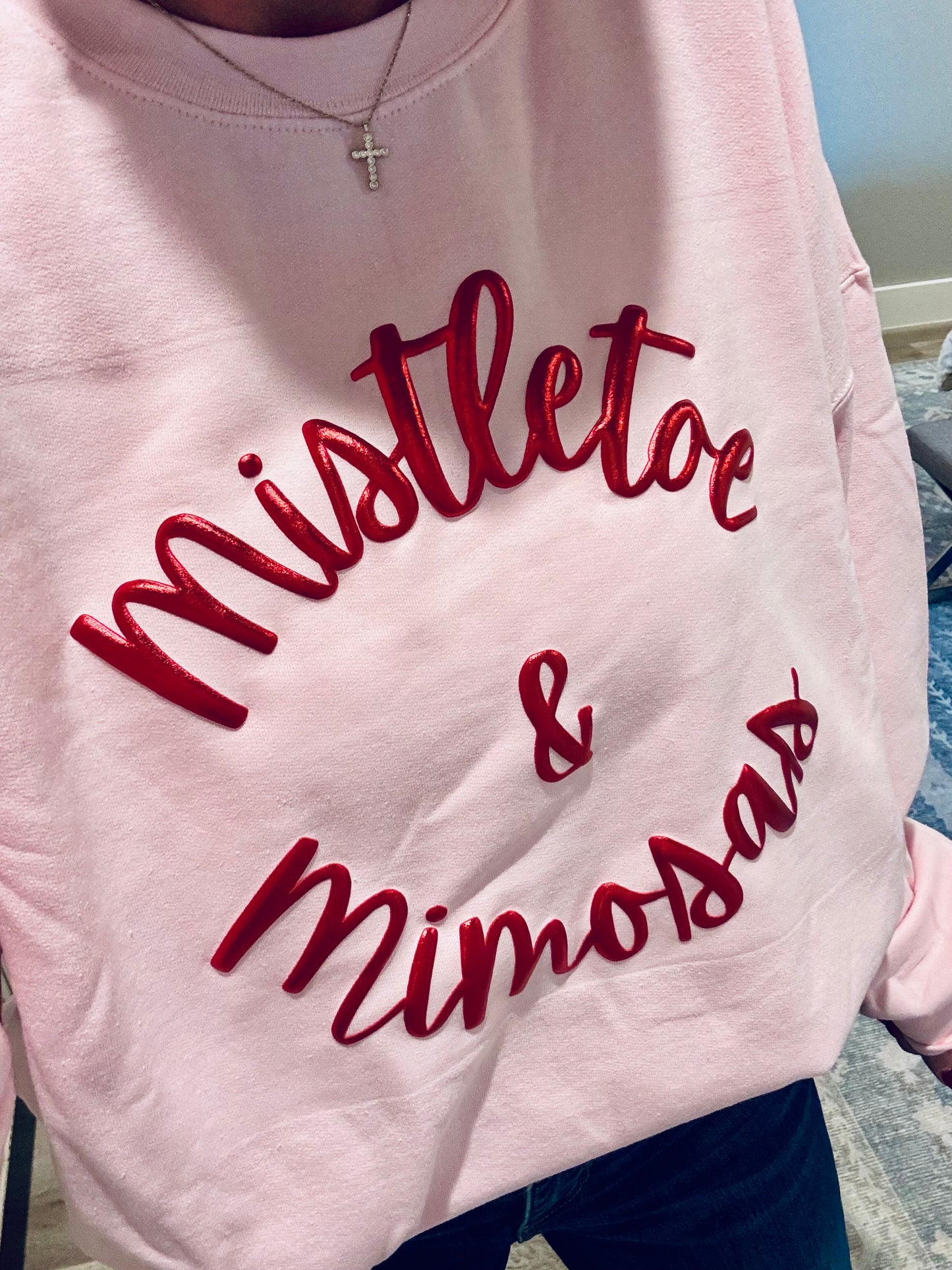 Mistletoe & Mimosas Sweatshirt