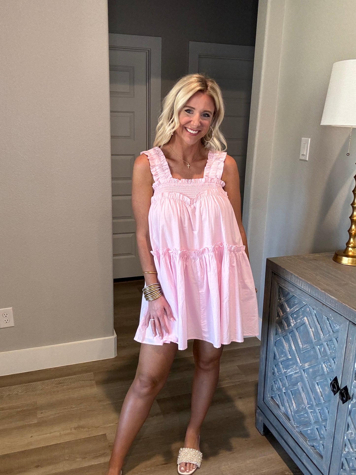 Pink Spring Bliss Mini Dress