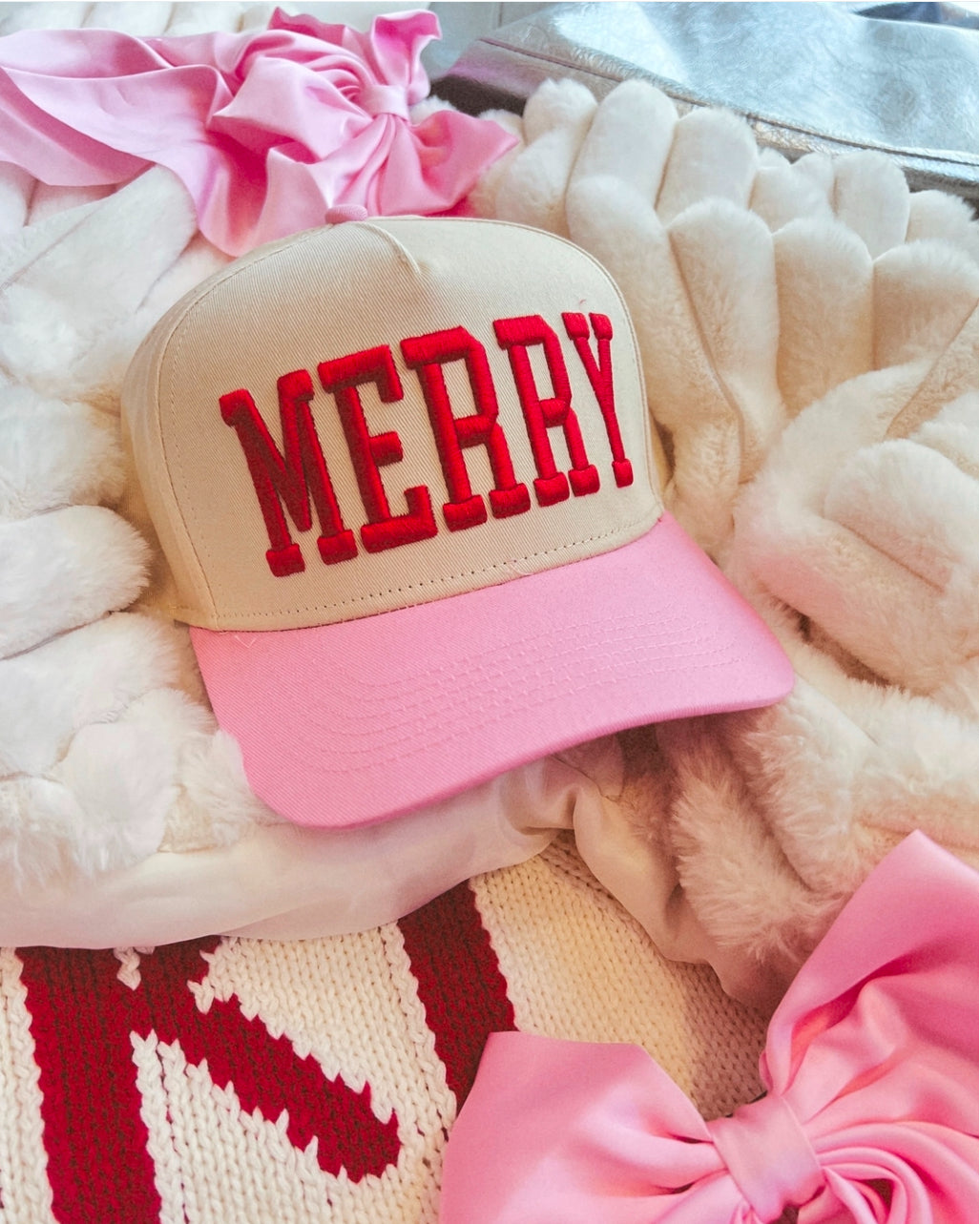 Merry Embroidered Hat