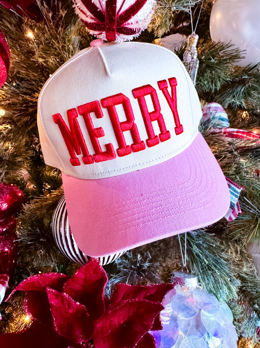 Merry Embroidered Hat