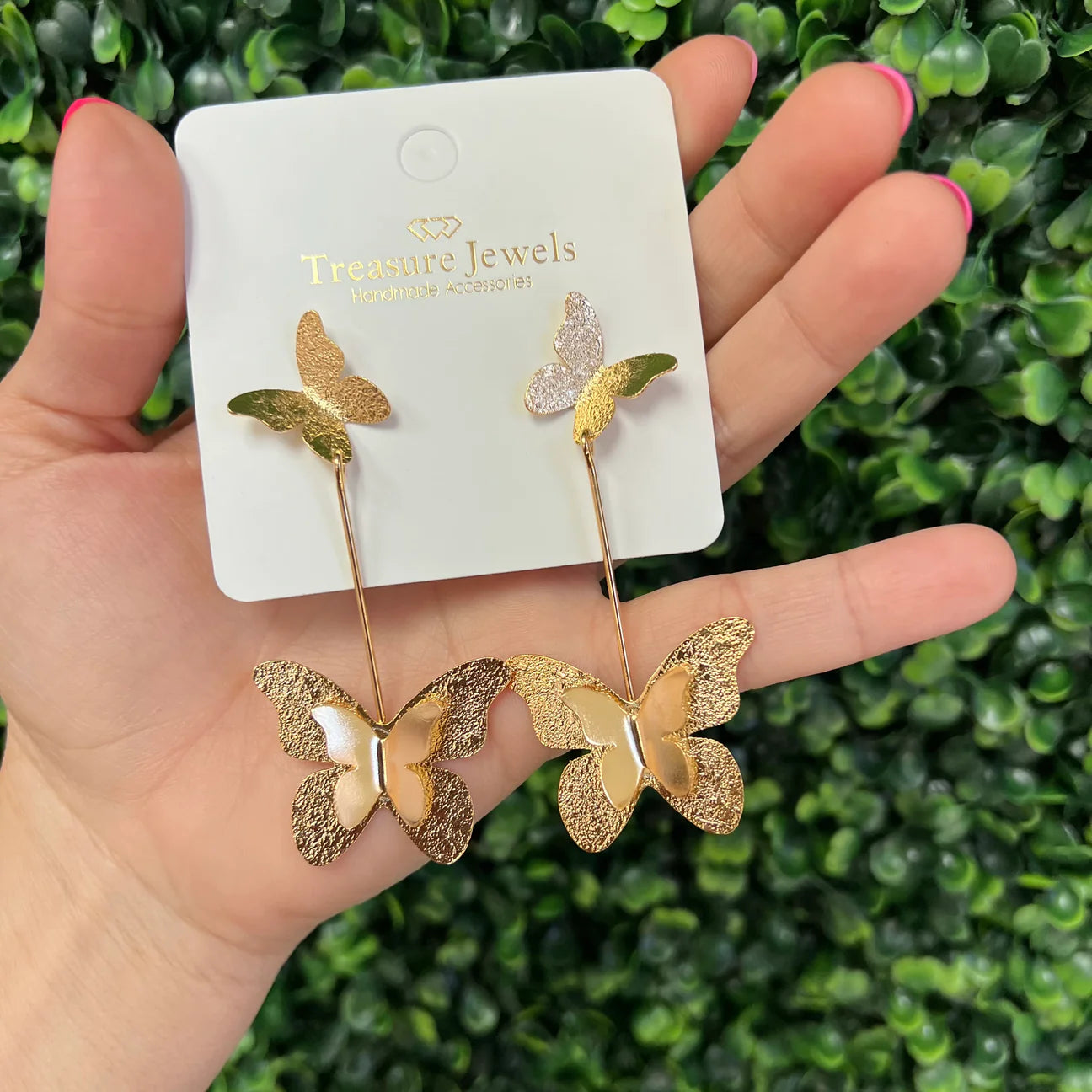 Double Butterfly Earrings